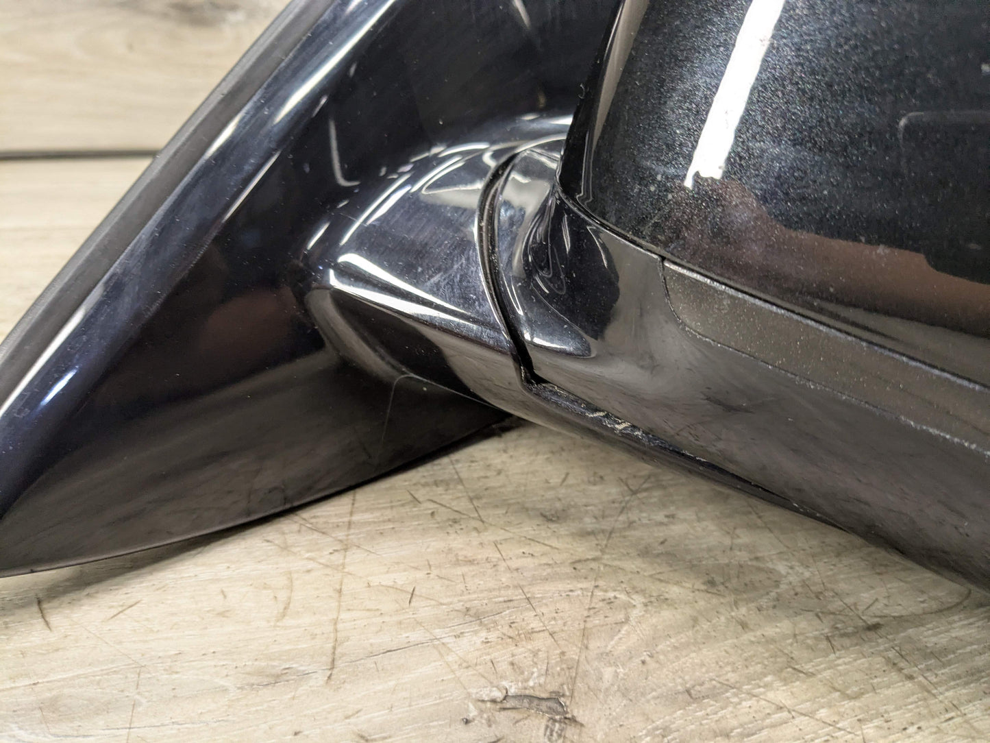 15-19 OEM BMW F16 X6 Left Driver Side Mirror w/ Camera Blind Spot SHADOW GLOSS