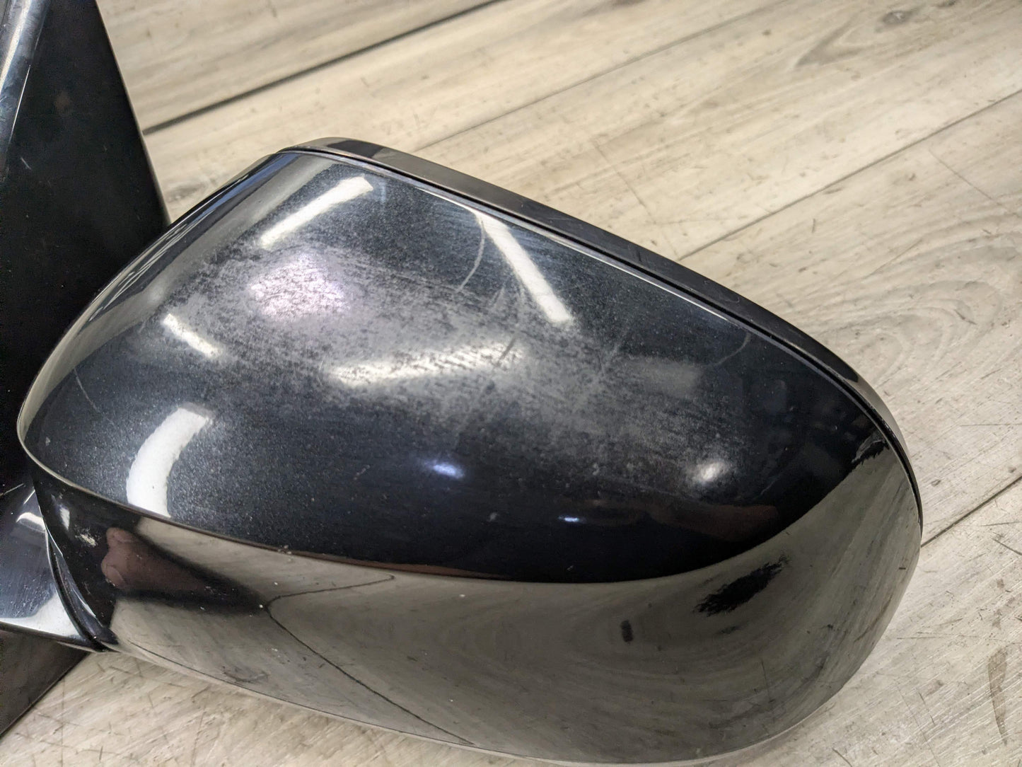 15-19 OEM BMW F16 X6 Left Driver Side Mirror w/ Camera Blind Spot SHADOW GLOSS