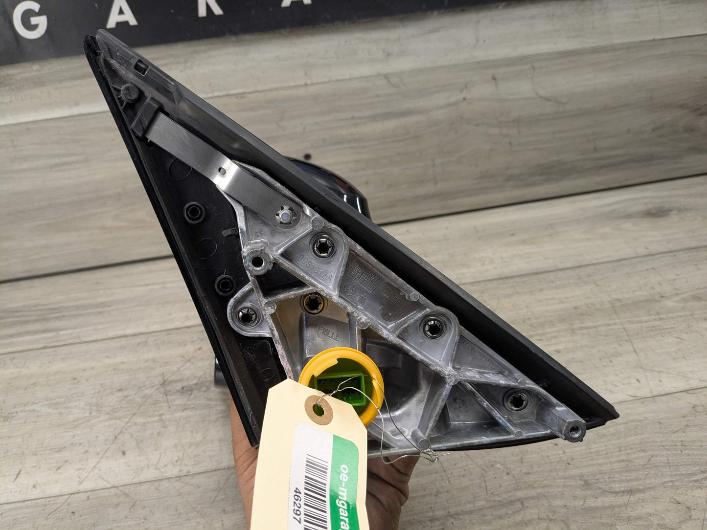 15-19 OEM BMW F16 X6 Left Driver Side Mirror w/ Camera Blind Spot SHADOW GLOSS