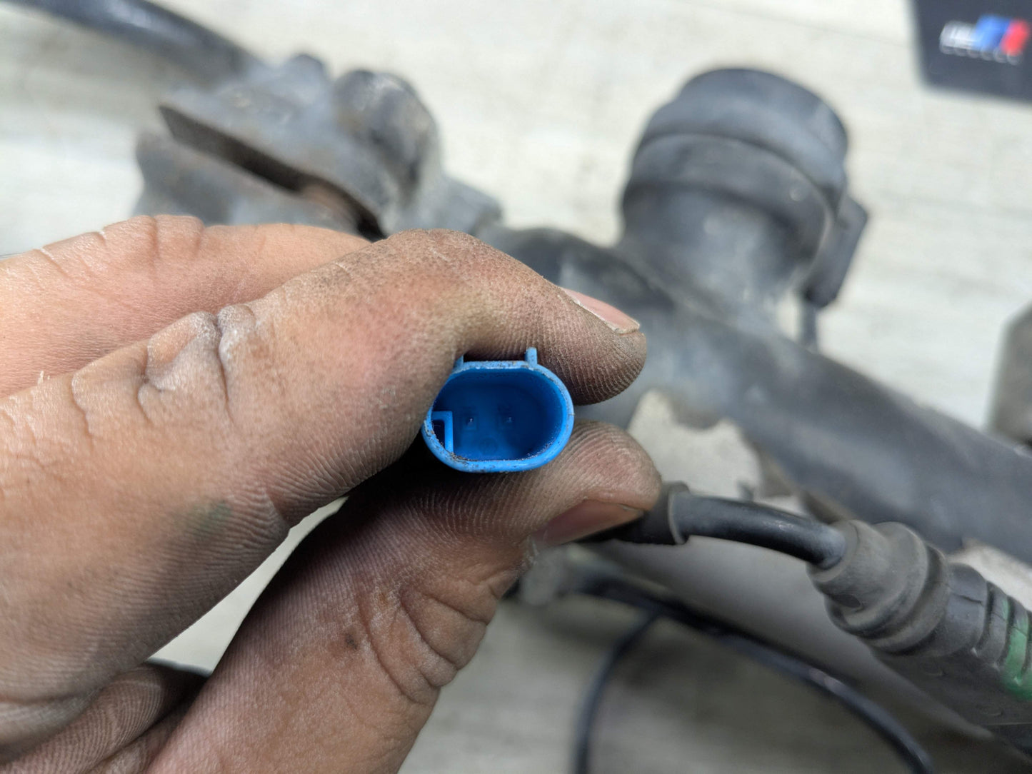 14-19 OEM BMW F15 F16 X5 X6 Front Left Driver Spring Strut Shock Absorber VDC