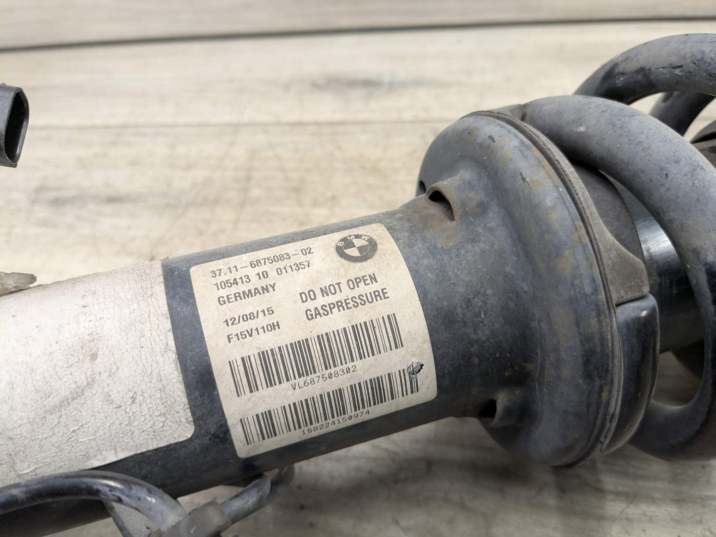 14-19 OEM BMW F15 F16 X5 X6 Front Left Driver Spring Strut Shock Absorber VDC