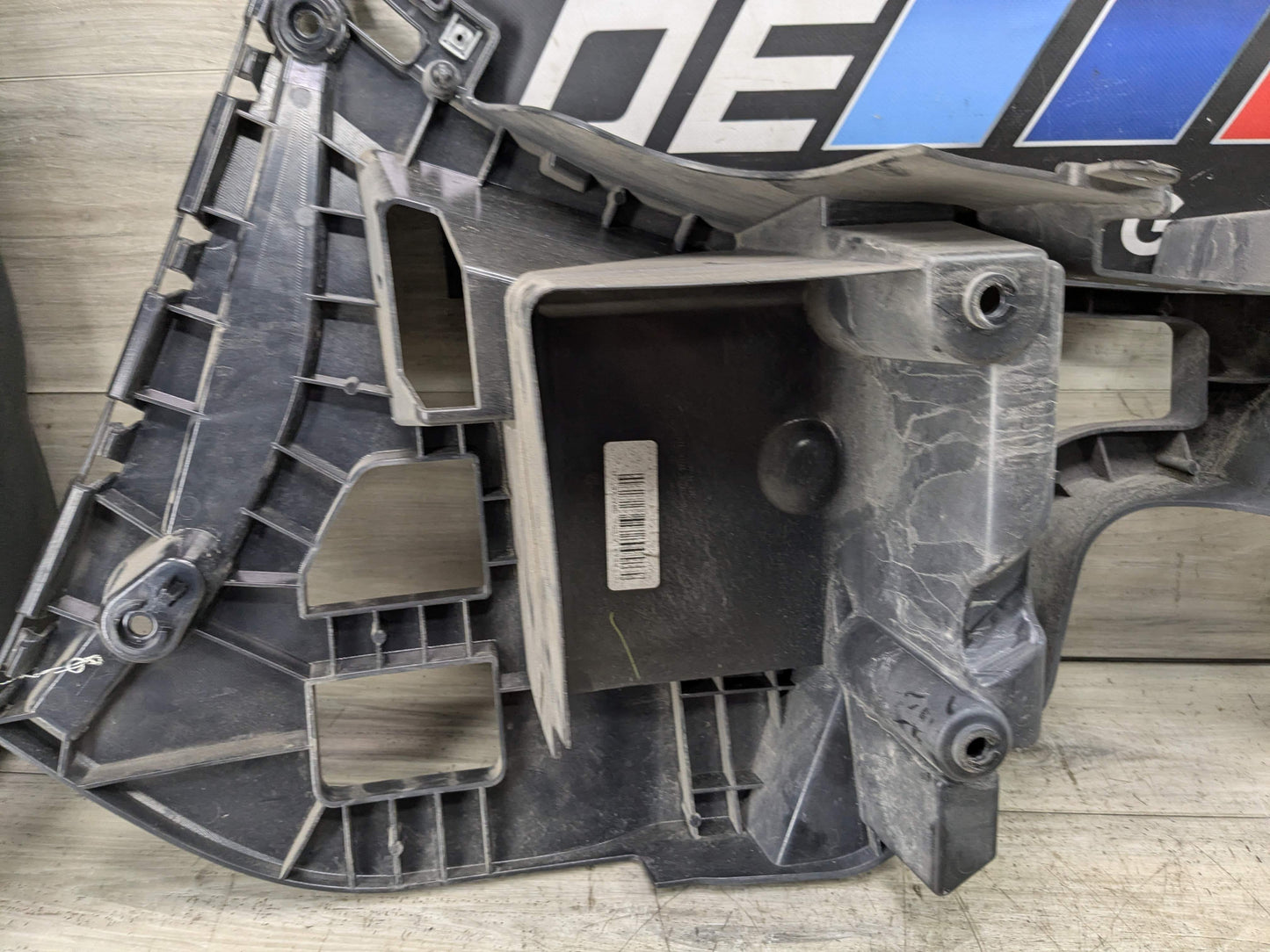 15-19 OEM BMW F16 X6 Rear Left Driver Bumper Supports Brackets Mounts Guide PAIR