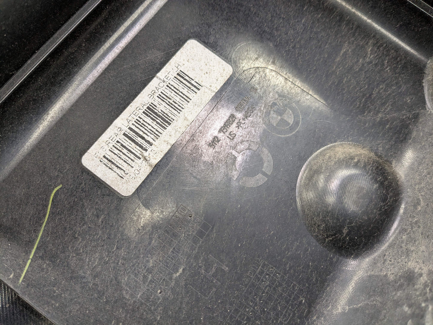 15-19 OEM BMW F16 X6 Rear Left Driver Bumper Supports Brackets Mounts Guide PAIR