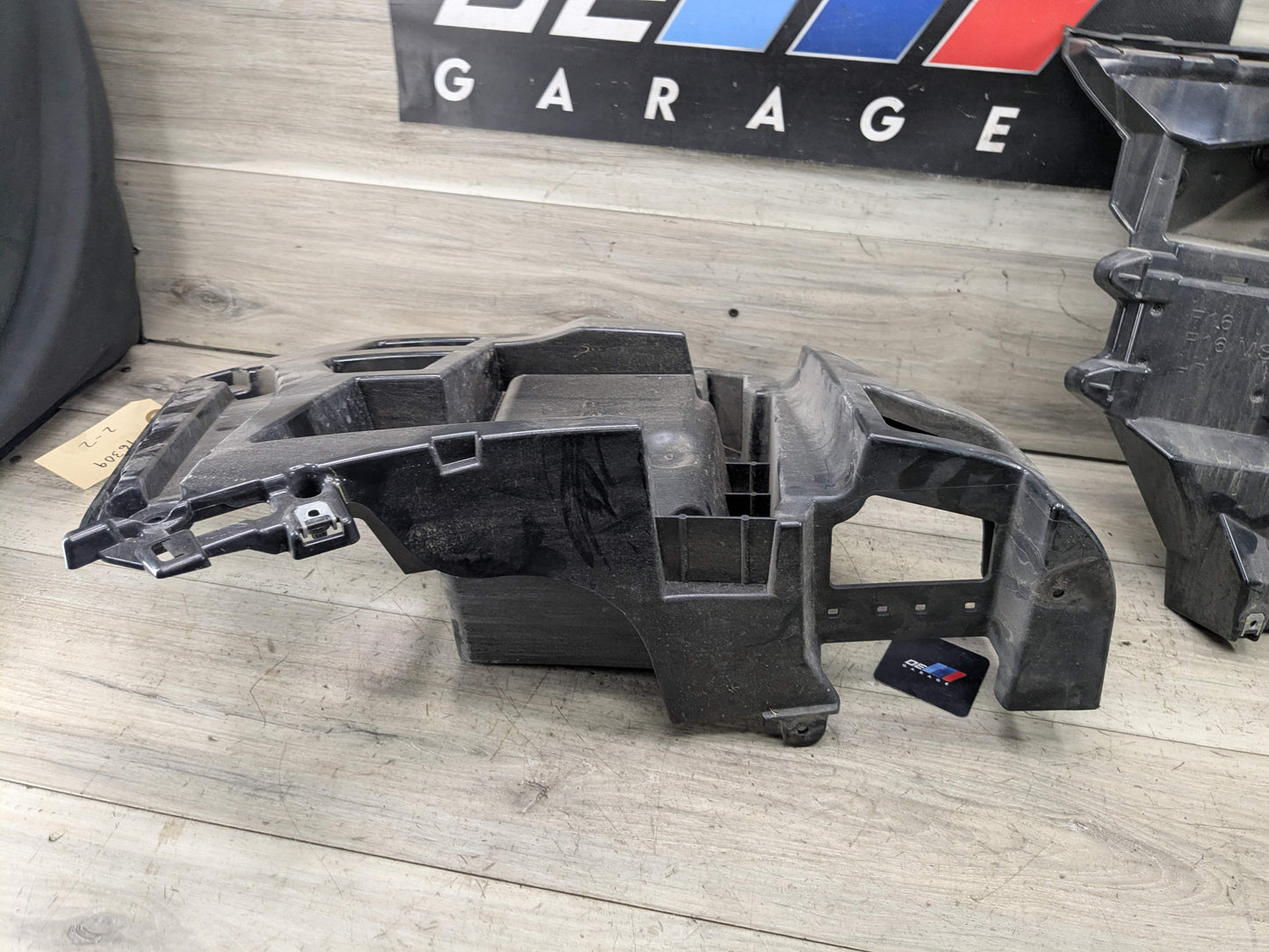 15-19 OEM BMW F16 X6 Rear Left Driver Bumper Supports Brackets Mounts Guide PAIR