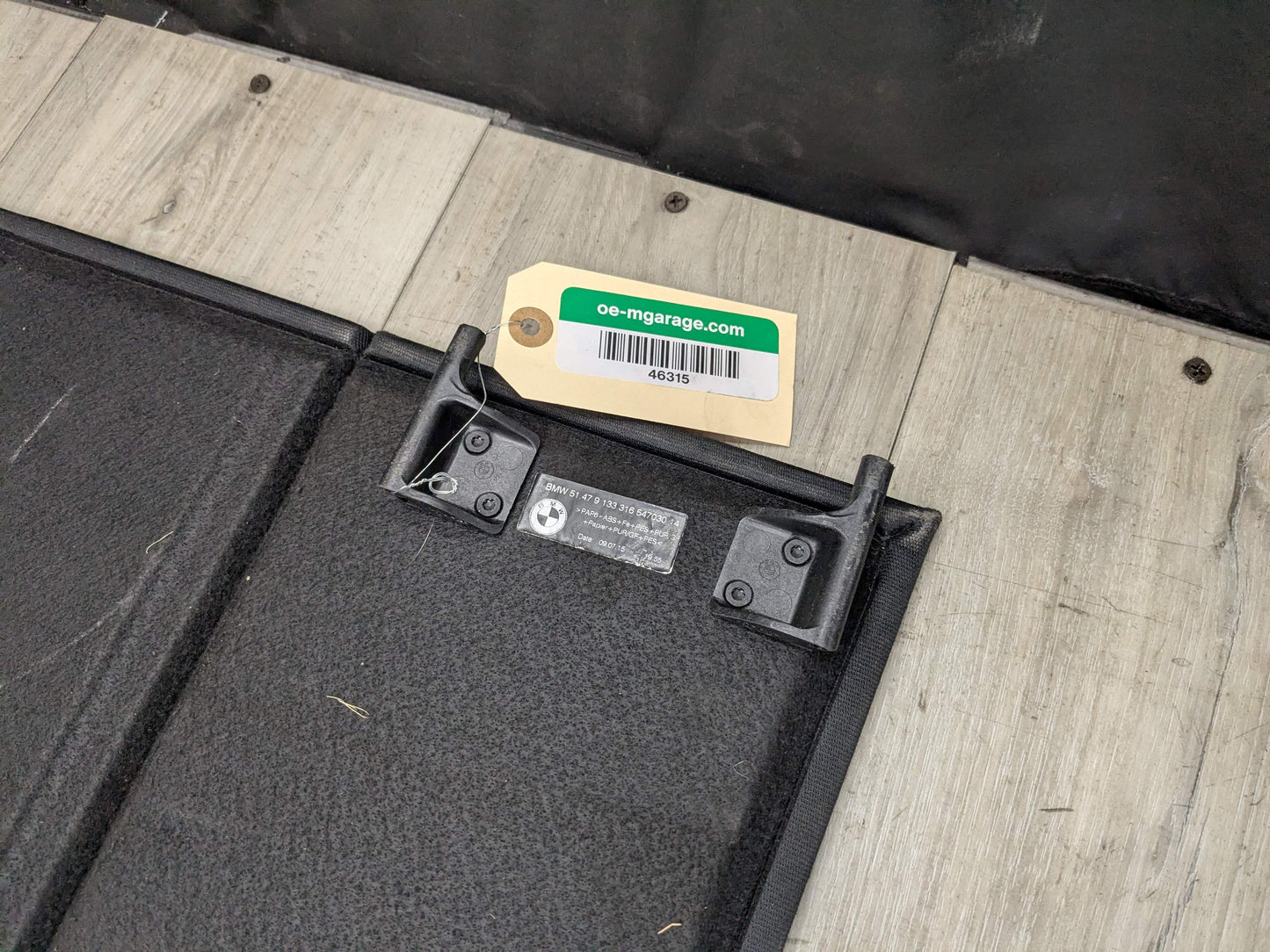 OEM BMW E71 F16 F86 X6 X6M Rear Trunk Liftgate Shelf Cargo Luggage Cover Panel