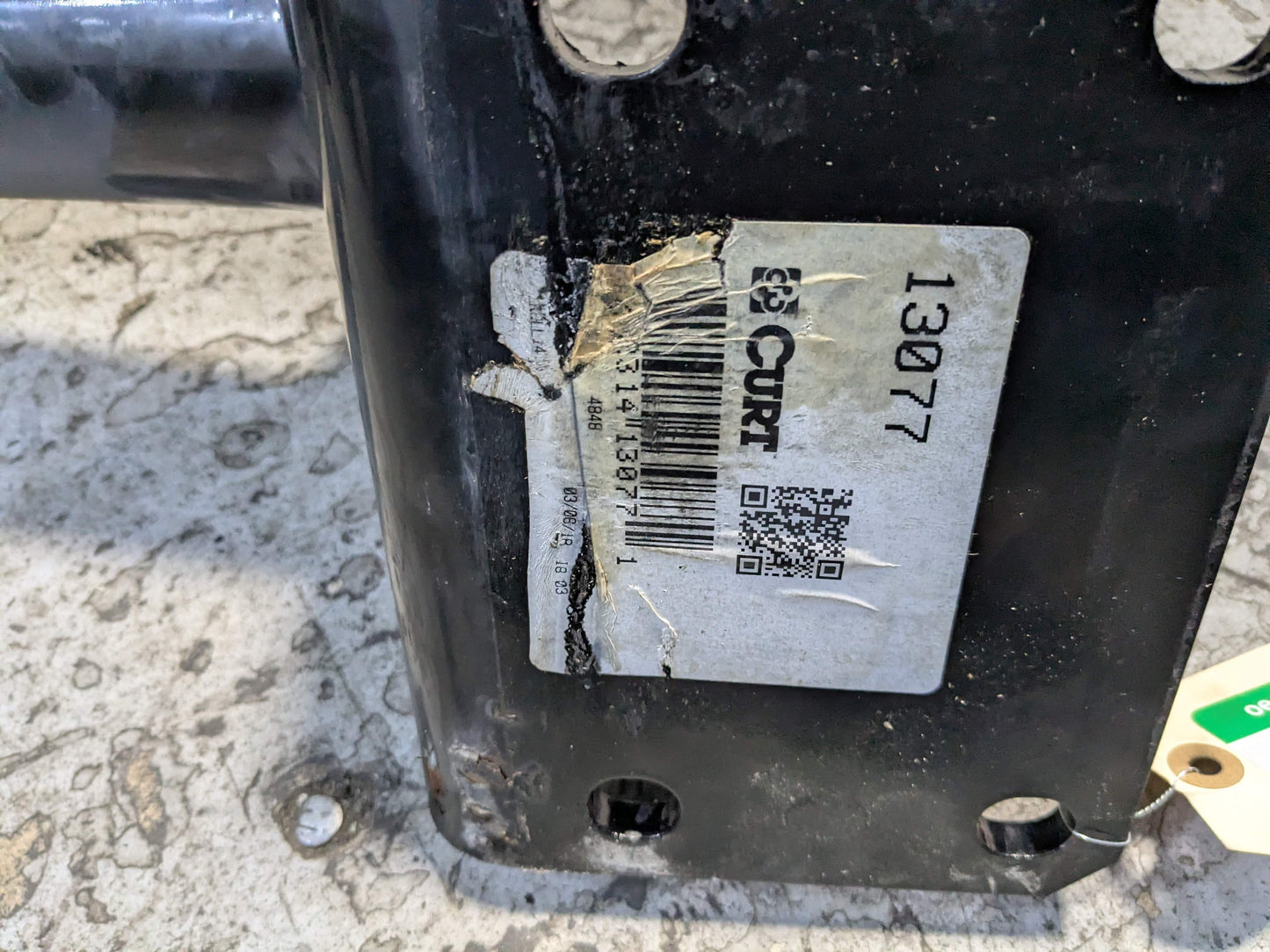 15-19 CURT BMW F16 X6 Rear Bumper Trailer Impact Towing Hitch