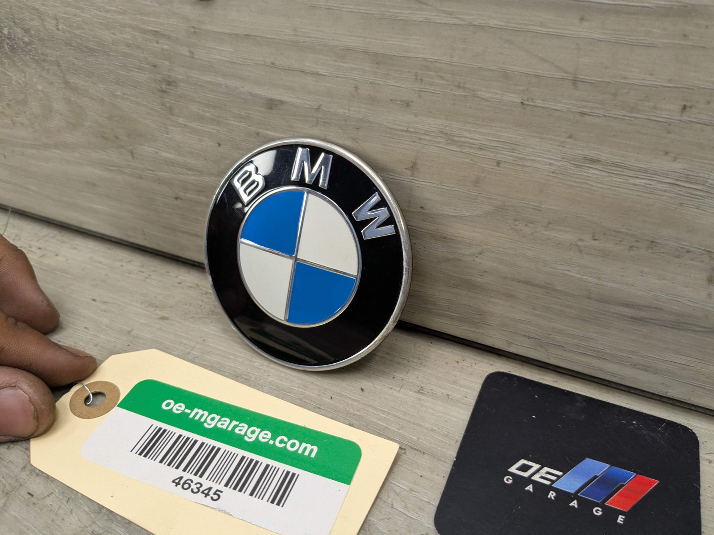Genuine OEM BMW F39 F90 G20 G30 G80 M3 Bumper Hood Trunk Rear Round Emblem 74mm