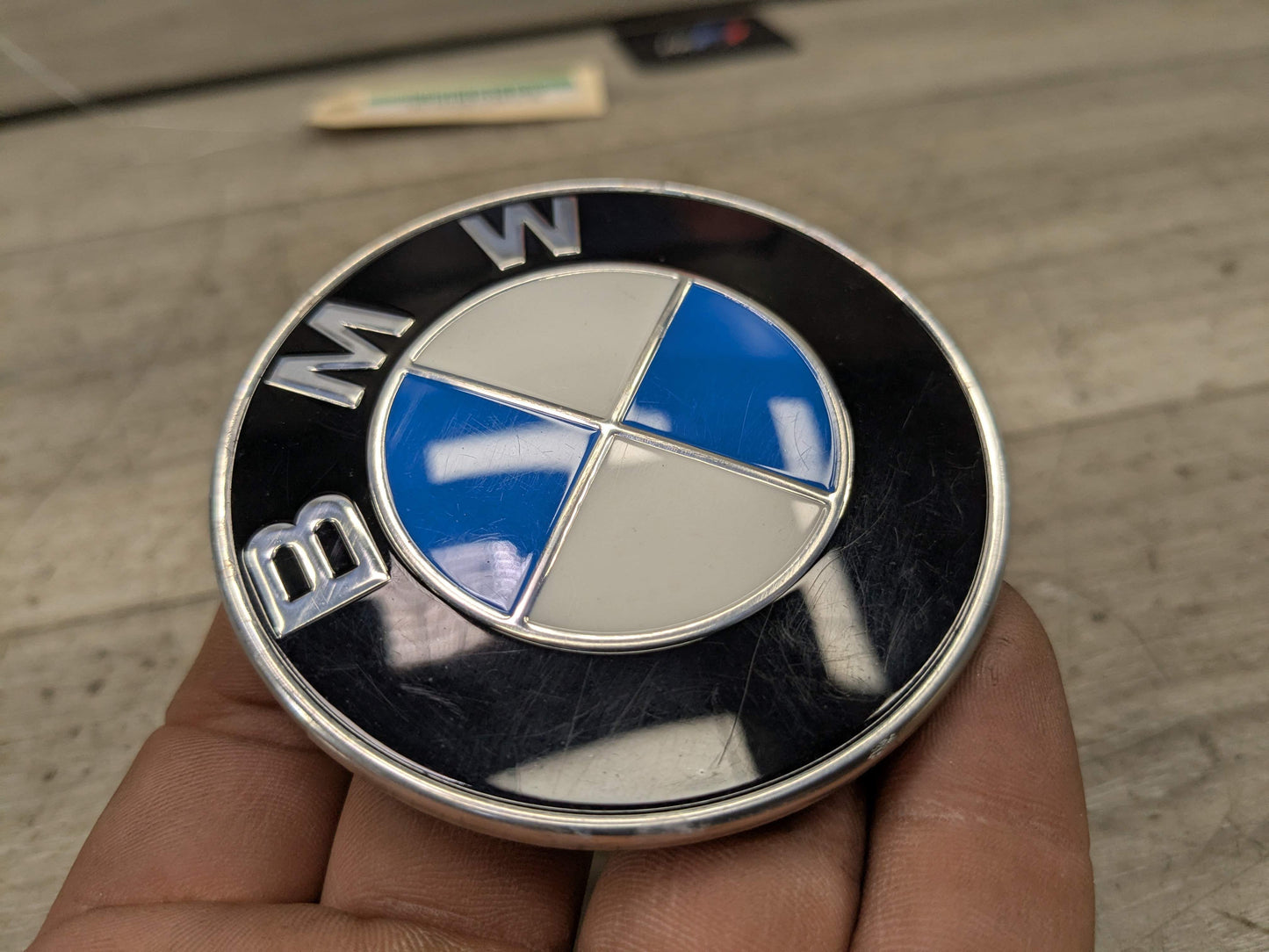 Genuine OEM BMW F39 F90 G20 G30 G80 M3 Bumper Hood Trunk Rear Round Emblem 74mm