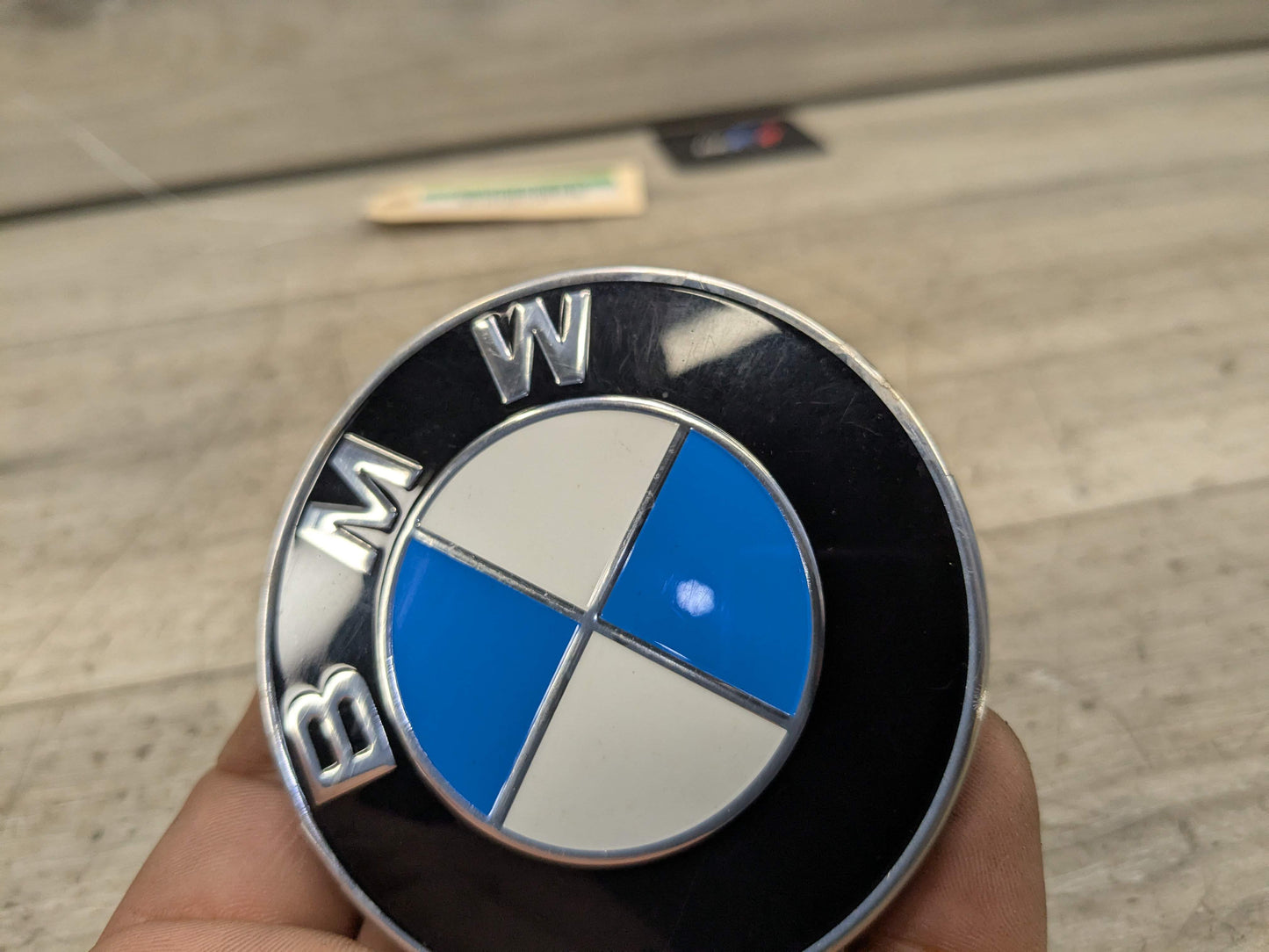 Genuine OEM BMW F39 F90 G20 G30 G80 M3 Bumper Hood Trunk Rear Round Emblem 74mm