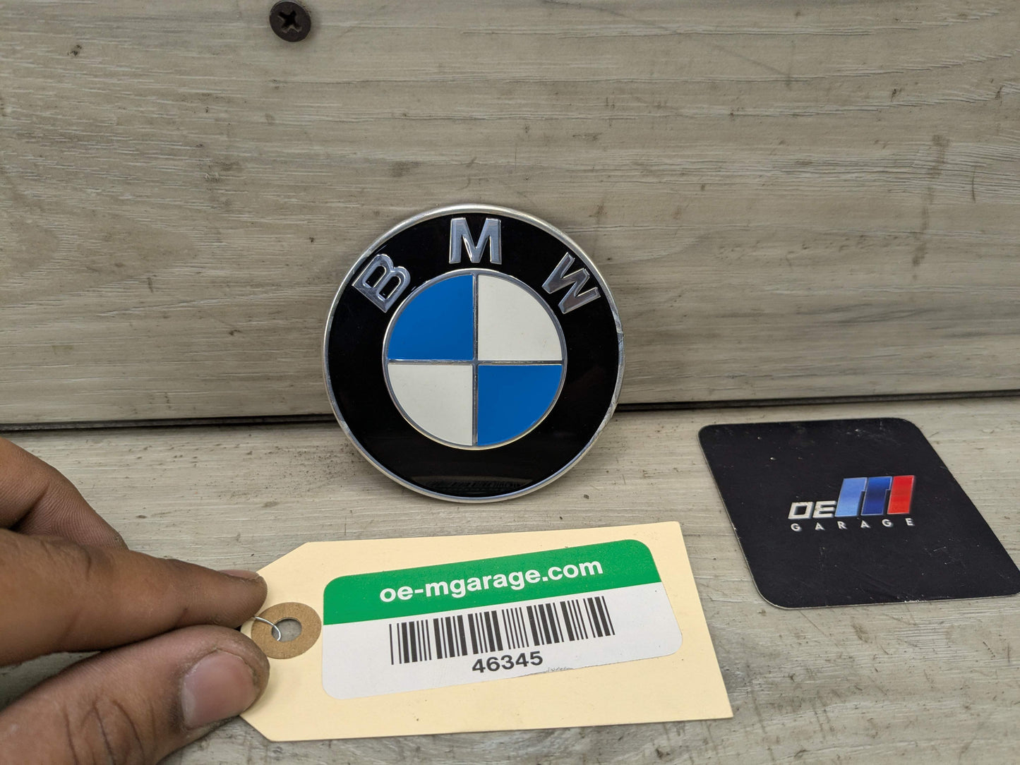 Genuine OEM BMW F39 F90 G20 G30 G80 M3 Bumper Hood Trunk Rear Round Emblem 74mm