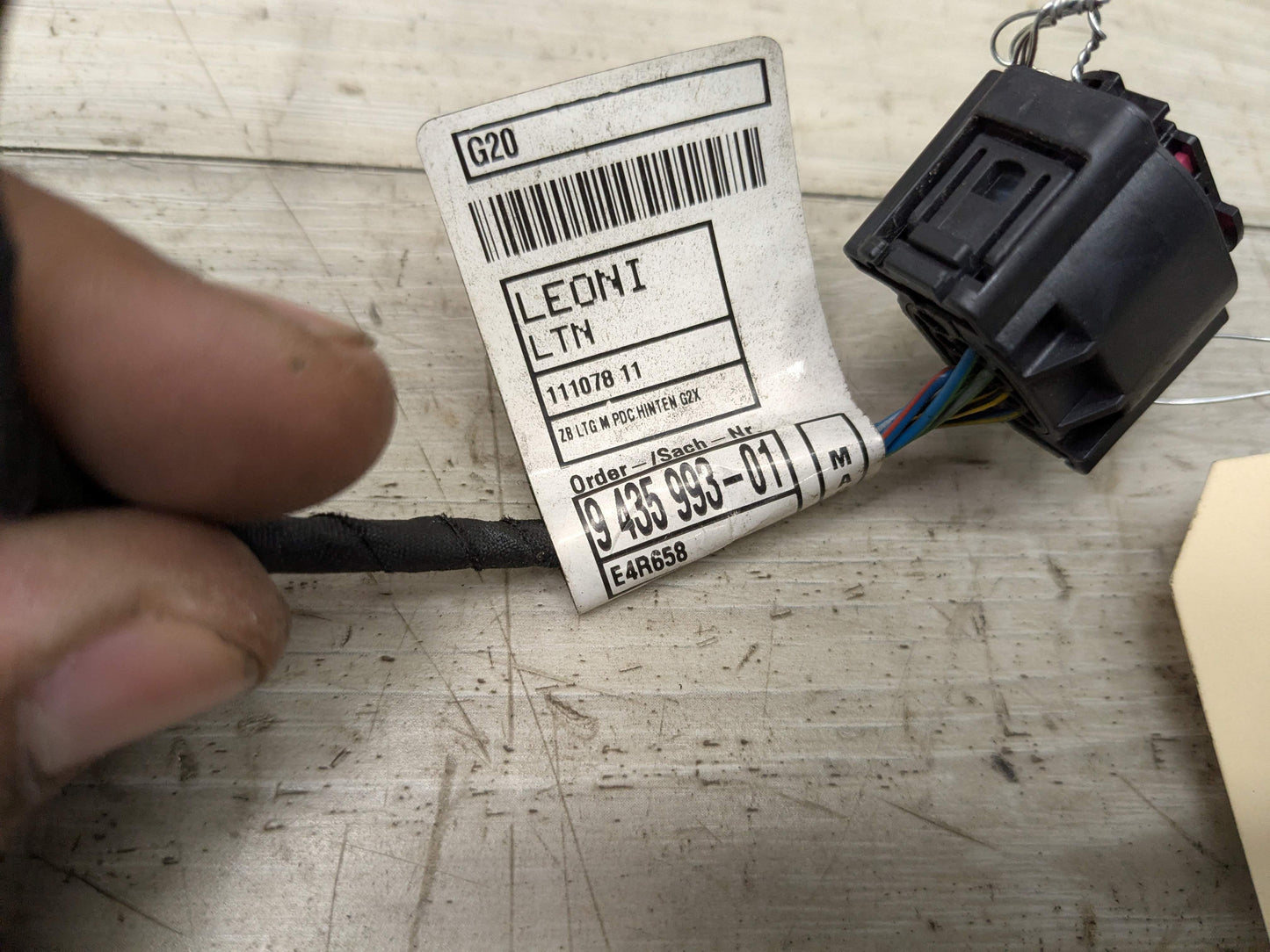 19-24 OEM BMW G20 330 M340 REAR Parking Distance Sensor PDC Wire Wiring Harness