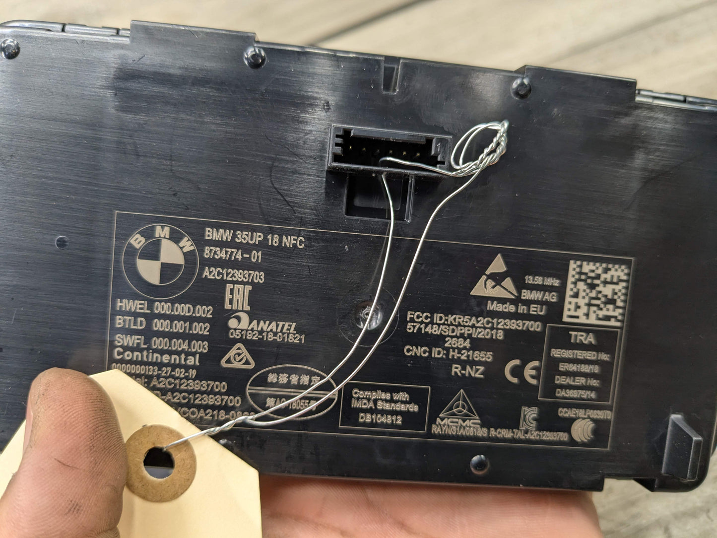 OEM BMW G01 G05 G20 G26 G80 M4 Center Console Storage Phone Car Wireless Charger