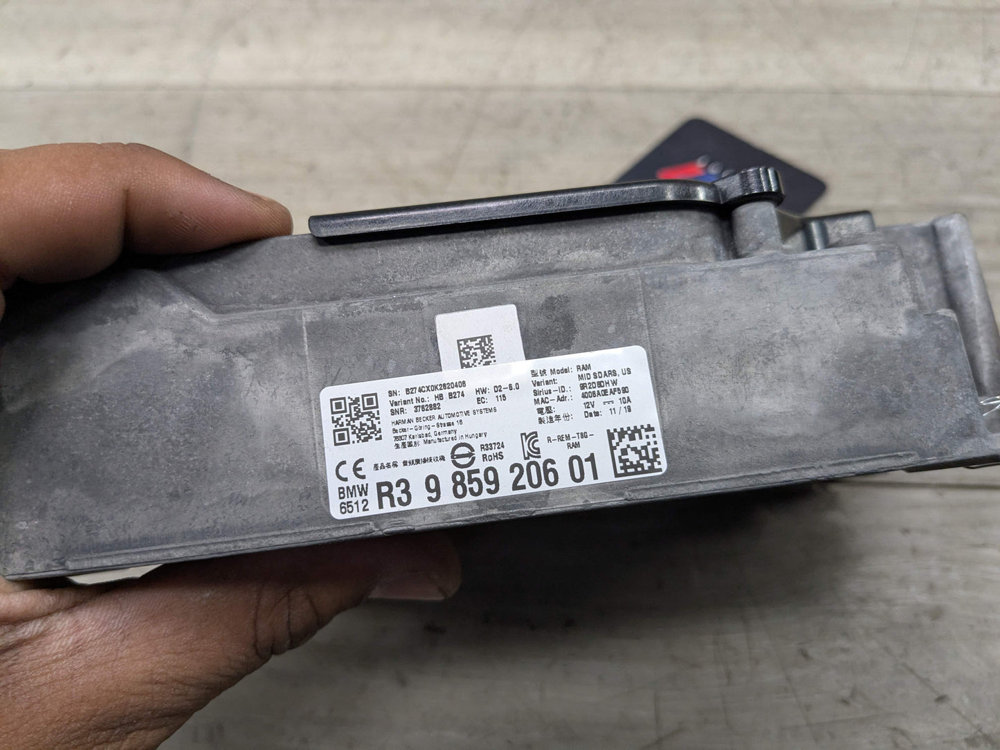 OEM BMW F90 G01 G05 G12 G20 G30 X3 X5 Receiver Tuner Audio Control Module SDARS