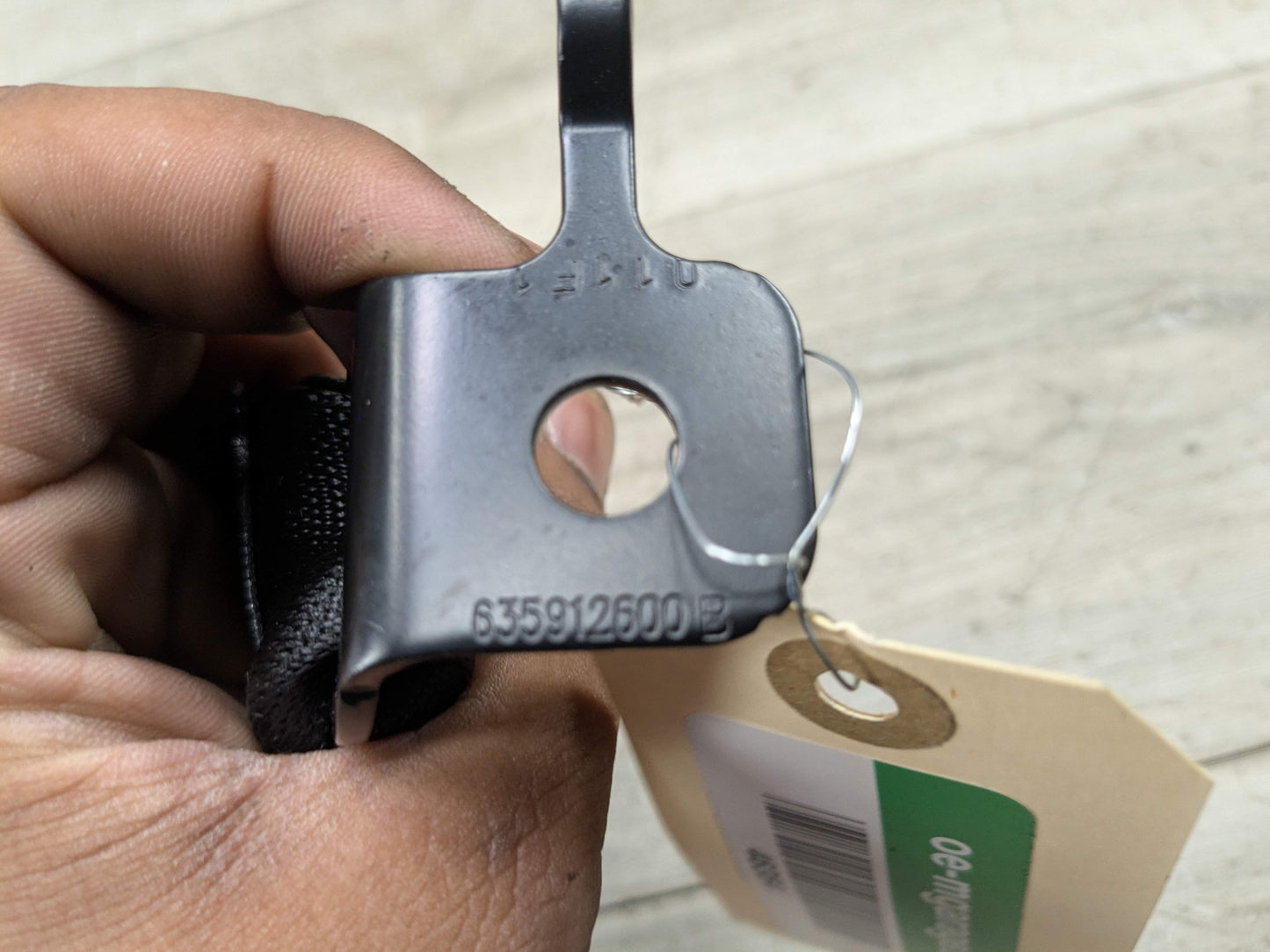 19-25 OEM BMW G20 G80 330 M340 M3 Rear Center Seatbelt Seat Belt Buckle Black