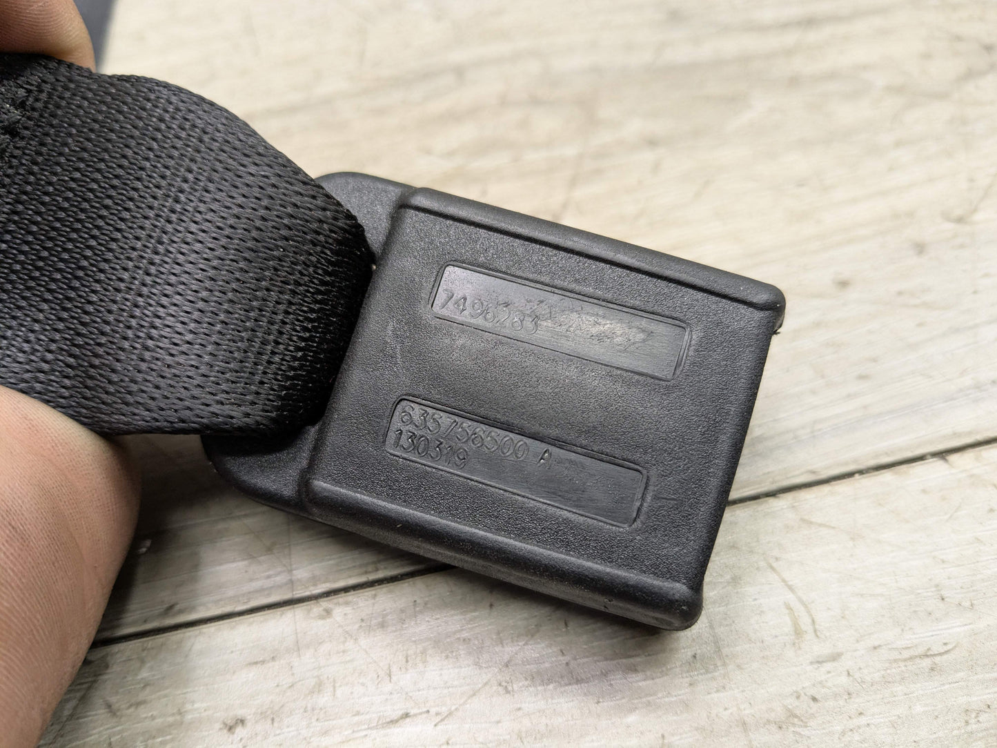 19-25 OEM BMW G20 G80 330 M340 M3 Rear Center Seatbelt Seat Belt Buckle Black