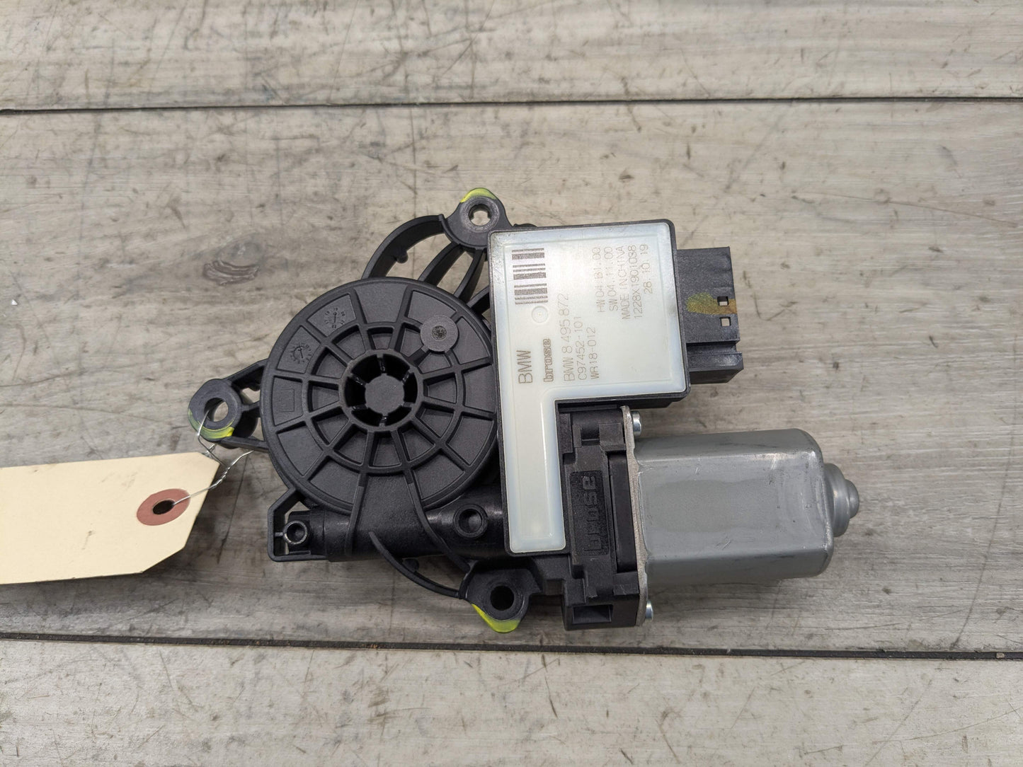 OEM BMW G20 G80 330 M340 REAR Right Passenger Side Door Window Regulator Motor
