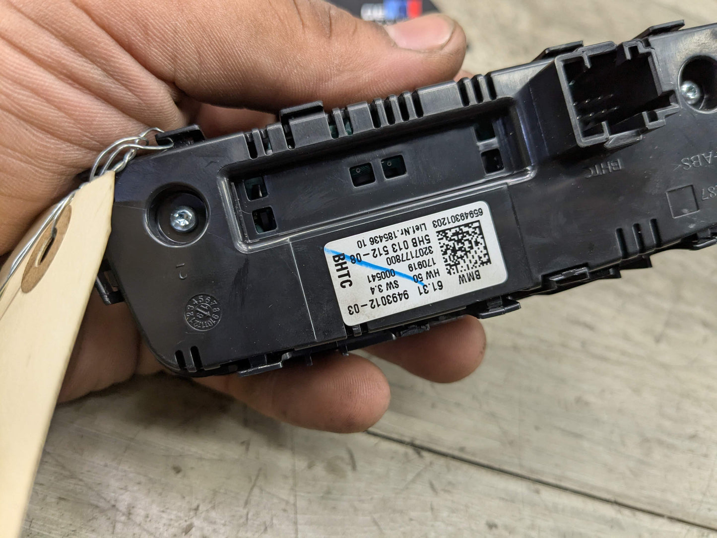 OEM BMW G20 G22 G23 G26 G80 G82 G83 Rear AC Air Climate Control Switch Module
