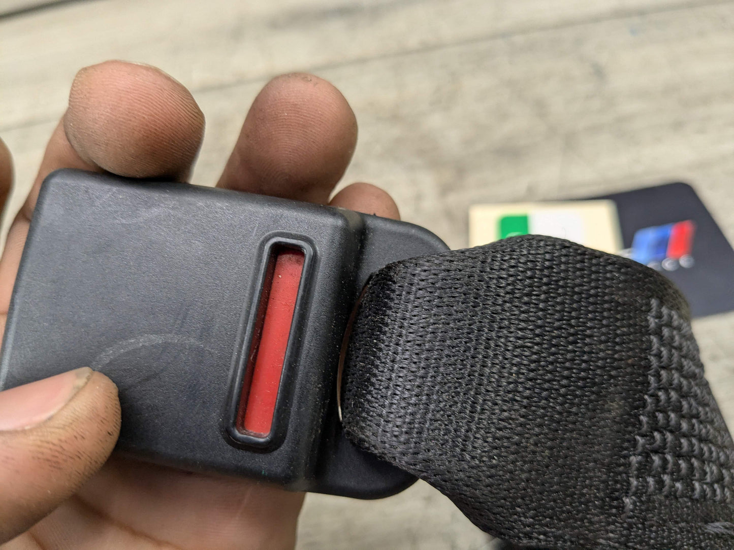 19-25 OEM BMW G20 G80 330 M340 M3 Rear Center Seatbelt Seat Belt Buckle Black