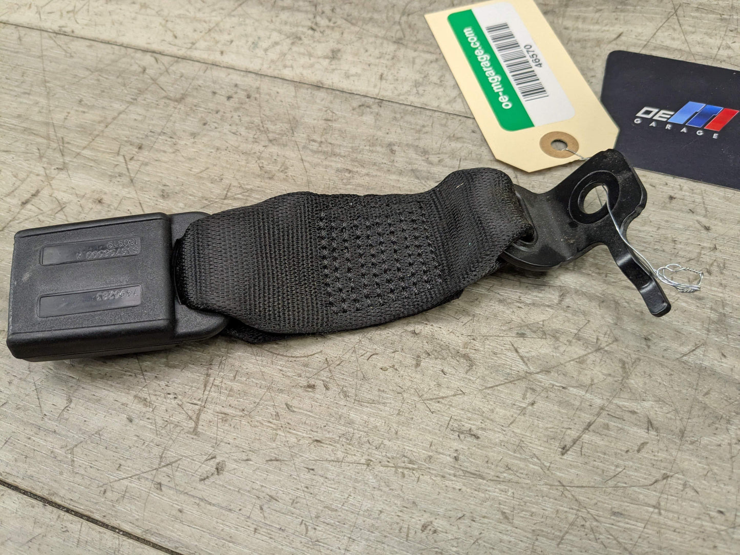 19-25 OEM BMW G20 G80 330 M340 M3 Rear Center Seatbelt Seat Belt Buckle Black