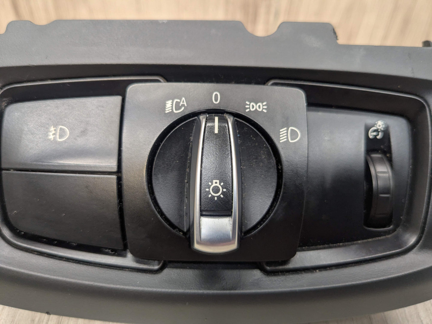 OEM BMW F15 F16 F85 F86 X5 X6 Headlight Switch Control Panel Light Module BLACK