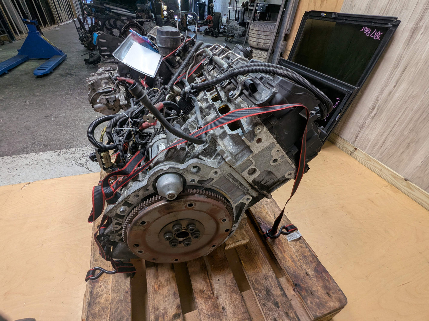 OEM BMW F15 F16 X5 X6 AWD N55 Complete Engine Motor EWG 173k Miles RAN!