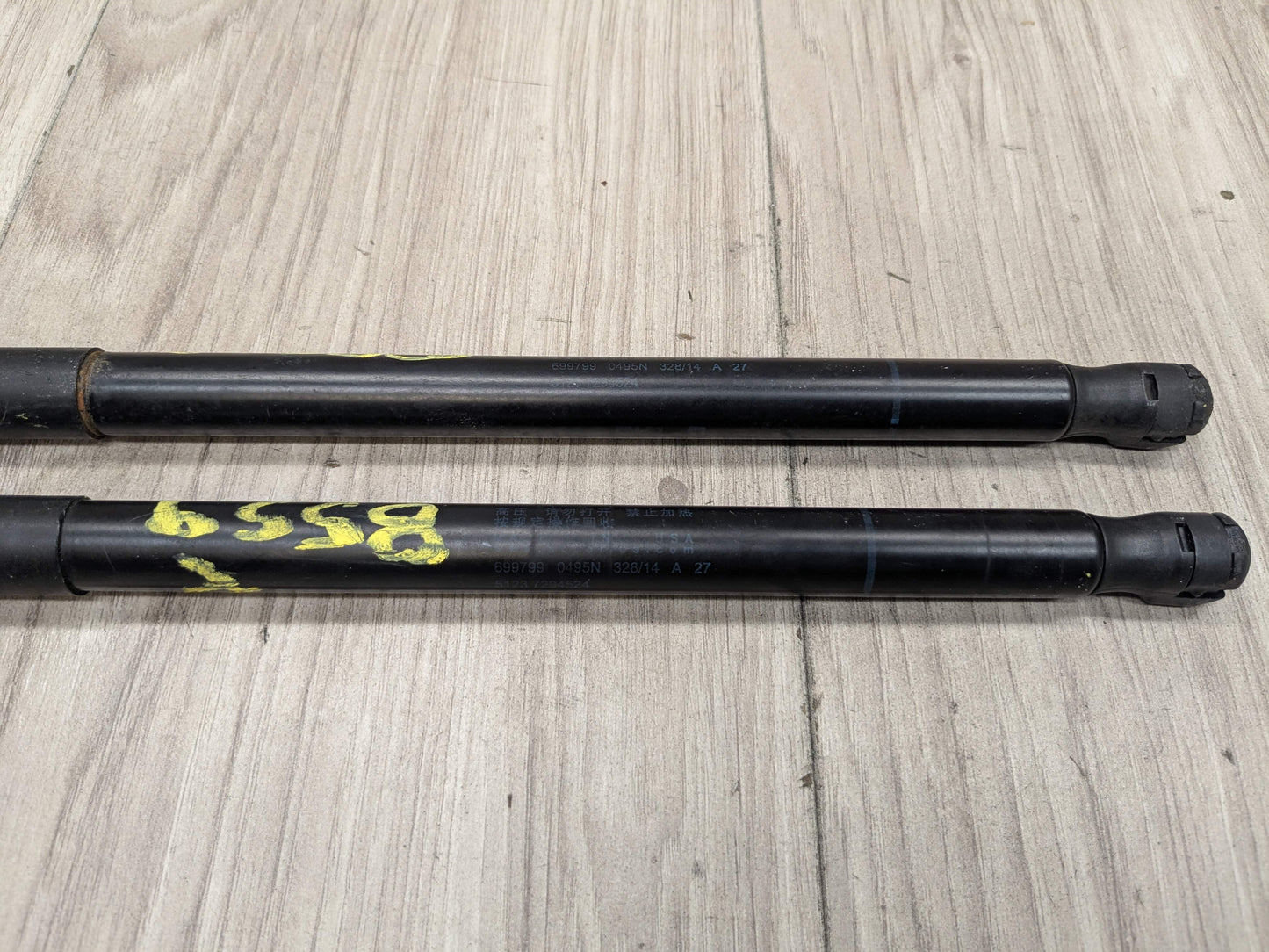 14-19 OEM BMW F15 F85 F86 X6 Front Left Right Hood Shock Lift Support Pair SET