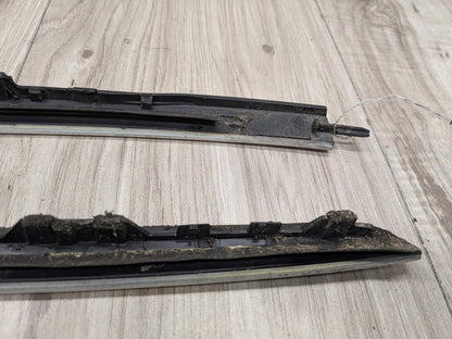 OEM BMW F15 F16 F85 F86 Front Left Right Windshield Side Drip Molding PAIR