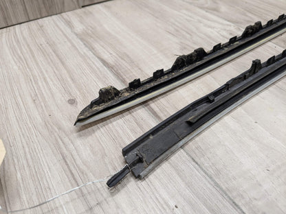 OEM BMW F15 F16 F85 F86 Front Left Right Windshield Side Drip Molding PAIR