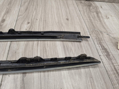OEM BMW F15 F16 F85 F86 Front Left Right Windshield Side Drip Molding PAIR
