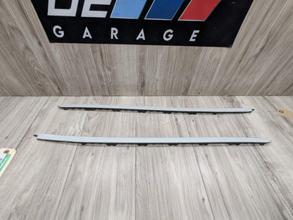 OEM BMW F15 F16 F85 F86 Front Left Right Windshield Side Drip Molding PAIR