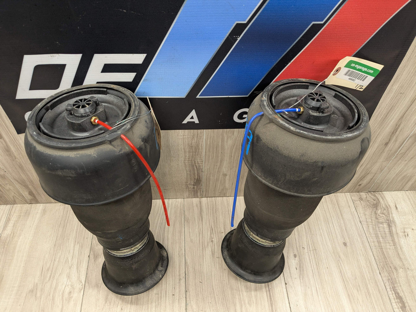 OEM BMW F15 F16 X5 X6 Rear Left Right Air Suspension Pneumatic Spring SET
