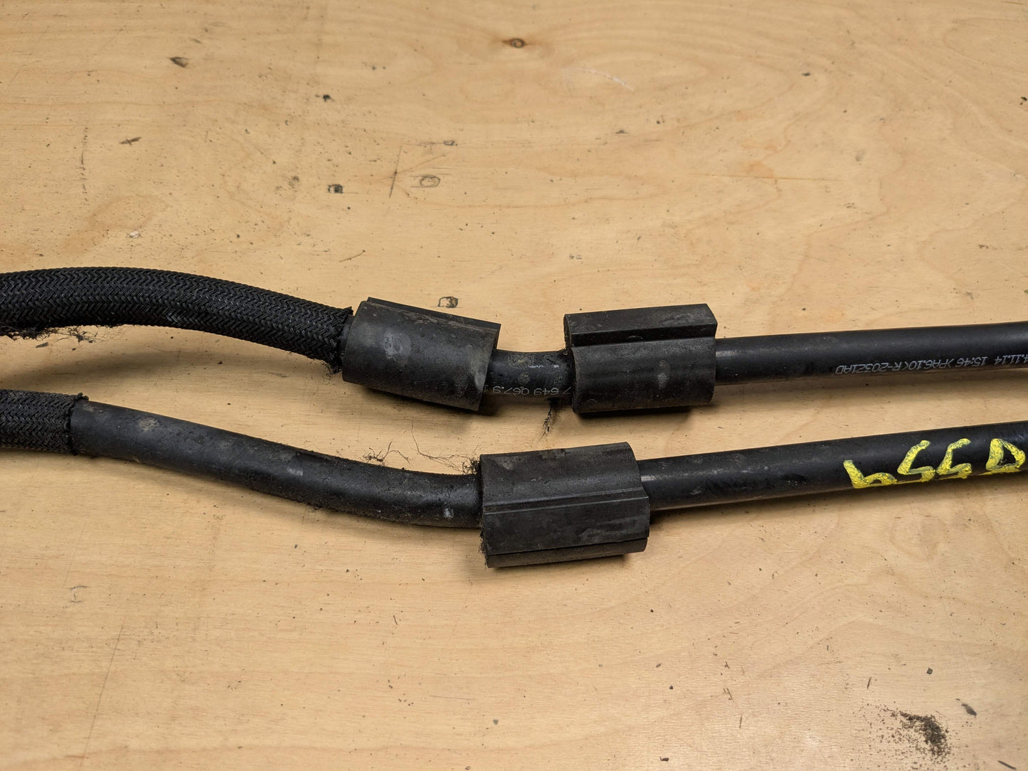 14-19 OEM BMW F16 F15 X5 X6 N55 AWD Transmission Oil Cooler Hose Tube Pipe SET