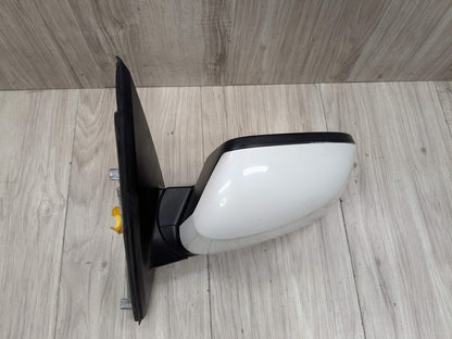 14-18 OEM BMW F15 X5 Left Driver Side Mirror Assembly Auto Dip Heated White
