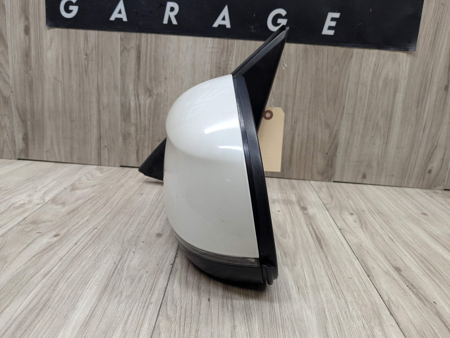14-18 OEM BMW F15 X5 Left Driver Side Mirror Assembly Auto Dip Heated White