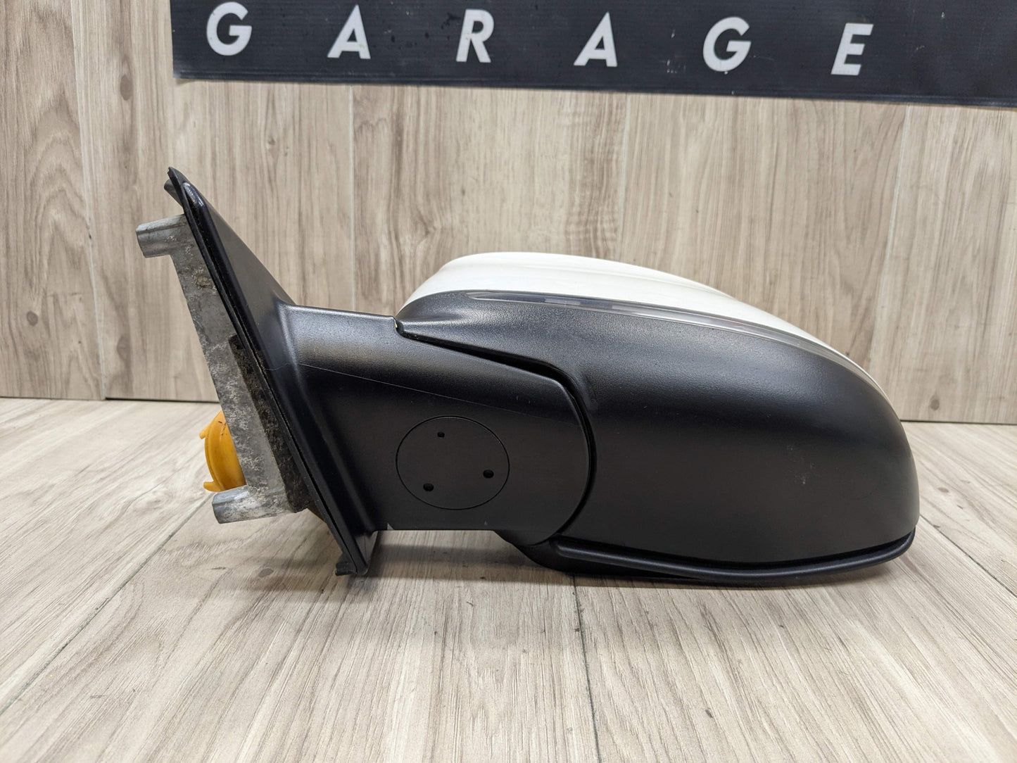 14-18 OEM BMW F15 X5 Left Driver Side Mirror Assembly Auto Dip Heated White