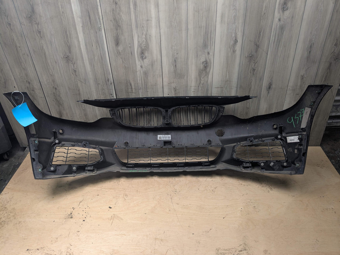 *14-20 OEM BMW F32 F33 F36 M Sport Front Bumper Cover Panel w/ Grilles Black 475