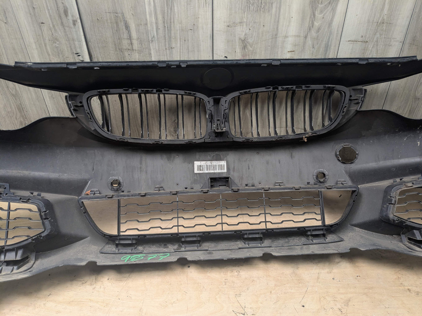 *14-20 OEM BMW F32 F33 F36 M Sport Front Bumper Cover Panel w/ Grilles Black 475