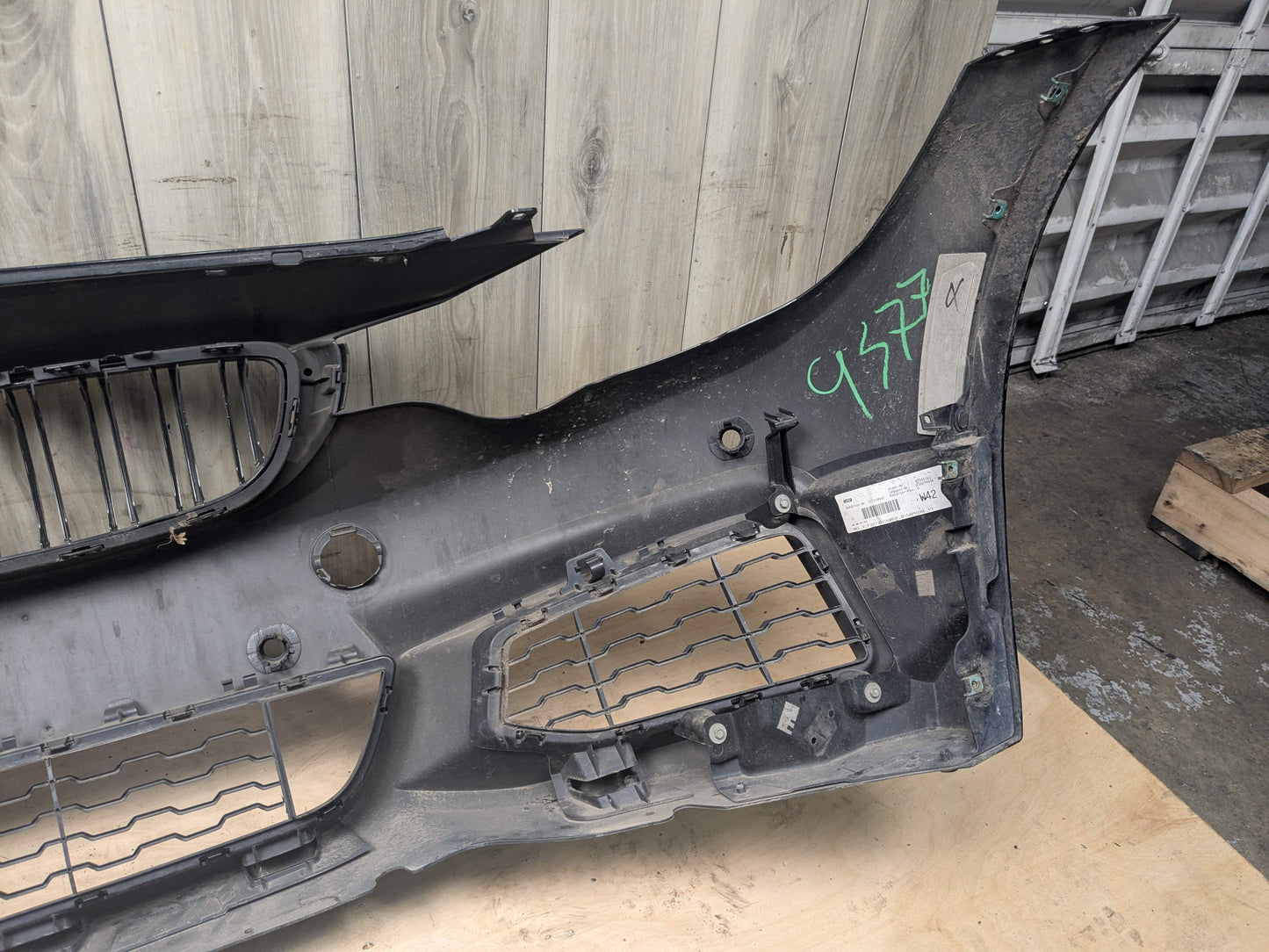 *14-20 OEM BMW F32 F33 F36 M Sport Front Bumper Cover Panel w/ Grilles Black 475