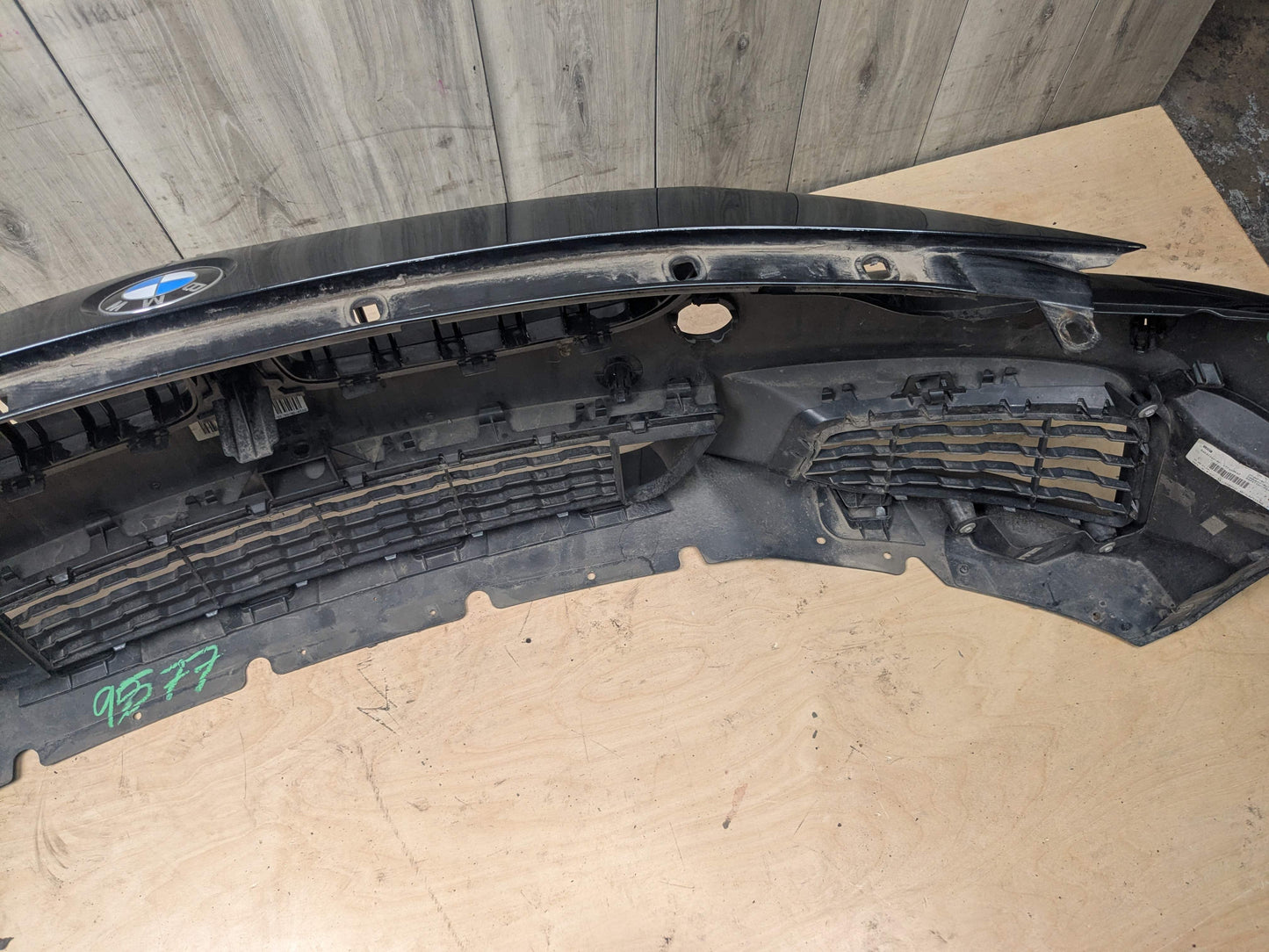 *14-20 OEM BMW F32 F33 F36 M Sport Front Bumper Cover Panel w/ Grilles Black 475