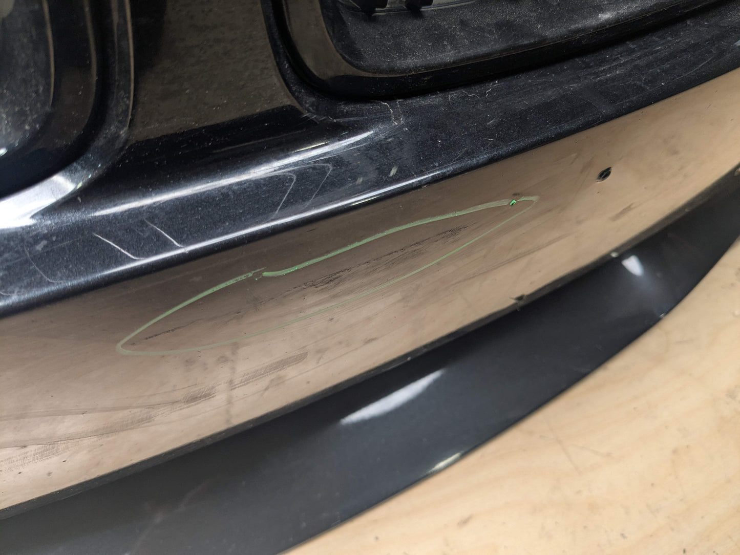 *14-20 OEM BMW F32 F33 F36 M Sport Front Bumper Cover Panel w/ Grilles Black 475