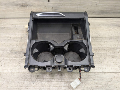 15-18 OEM BMW F25 F26 X3 X4 Center Console Cup Holder Storage Tray Trim Cover