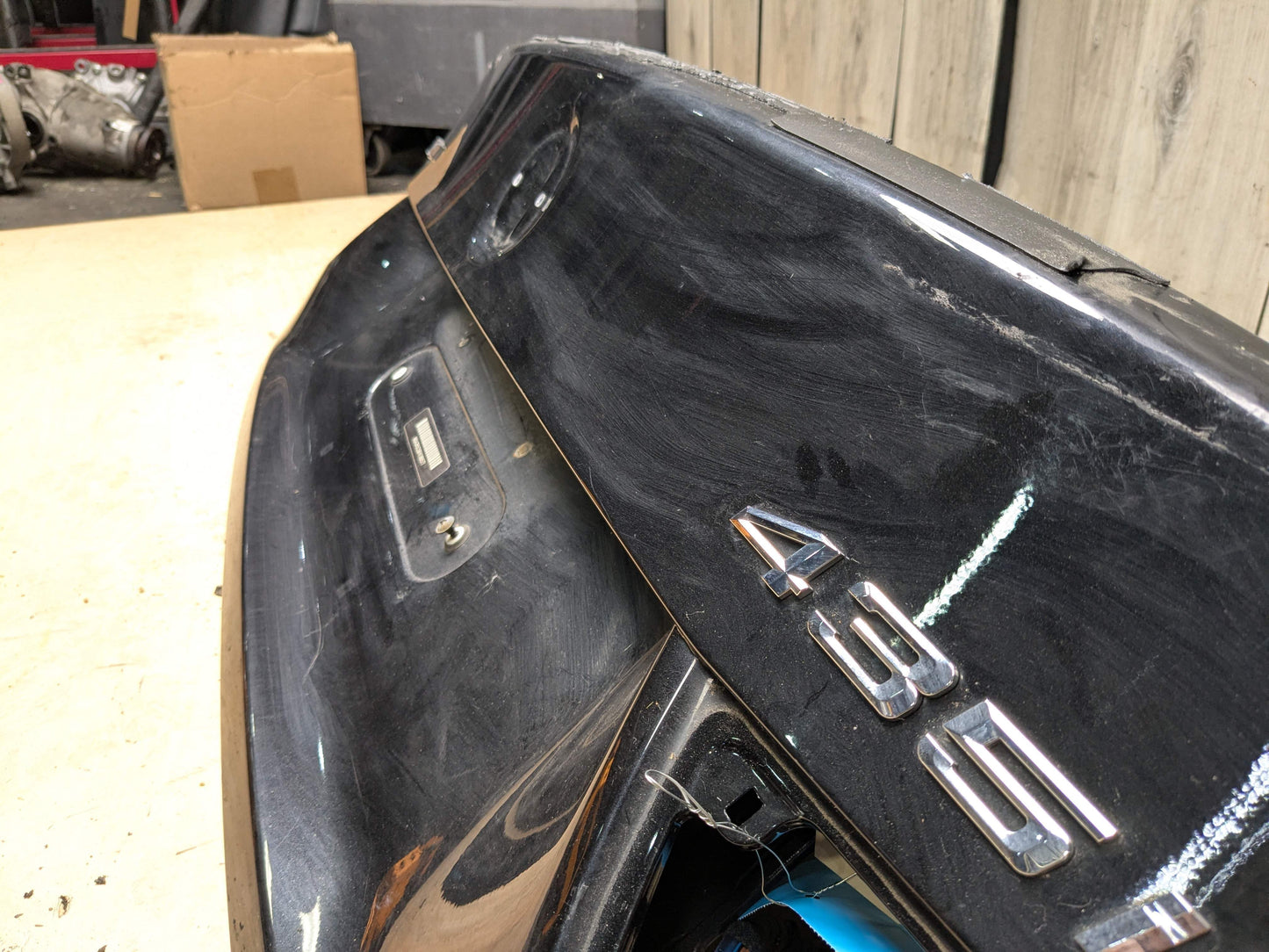 14-20 OEM BMW F32 428 430 435 440 Rear Trunk Lid Panel Deck Shell Black 475