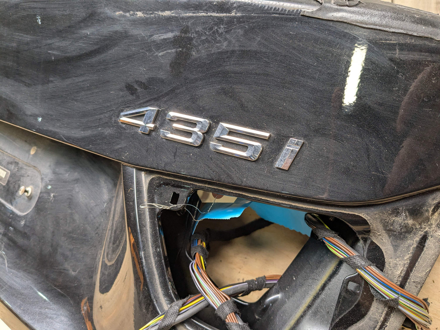 14-20 OEM BMW F32 428 430 435 440 Rear Trunk Lid Panel Deck Shell Black 475