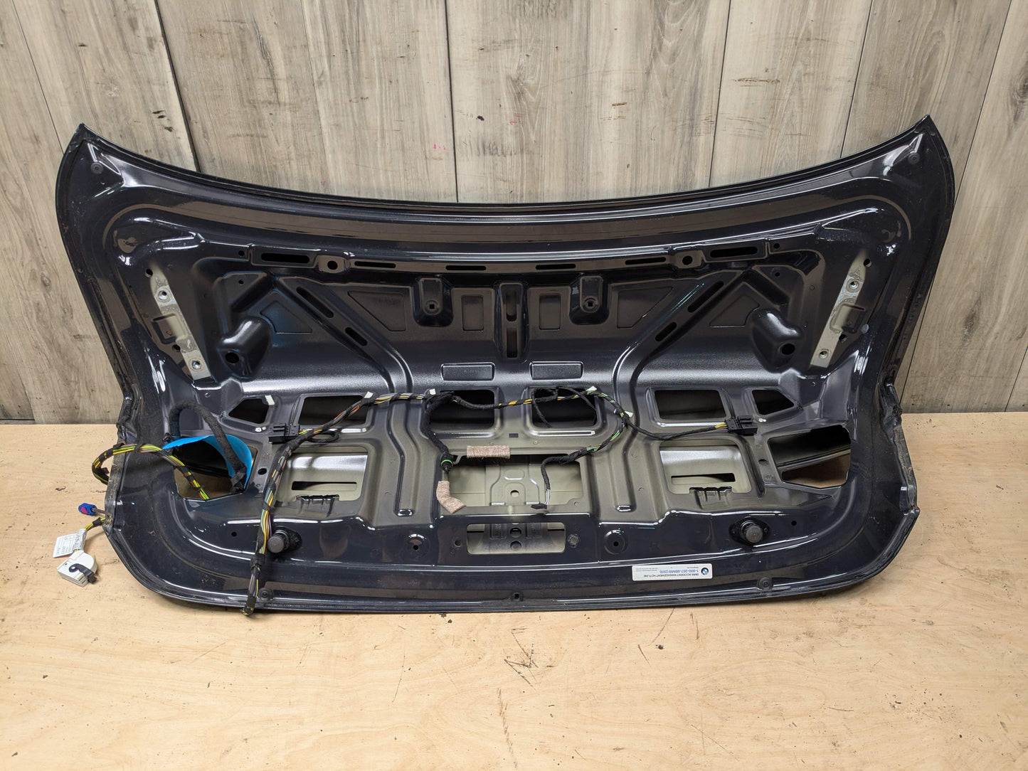 14-20 OEM BMW F32 428 430 435 440 Rear Trunk Lid Panel Deck Shell Black 475