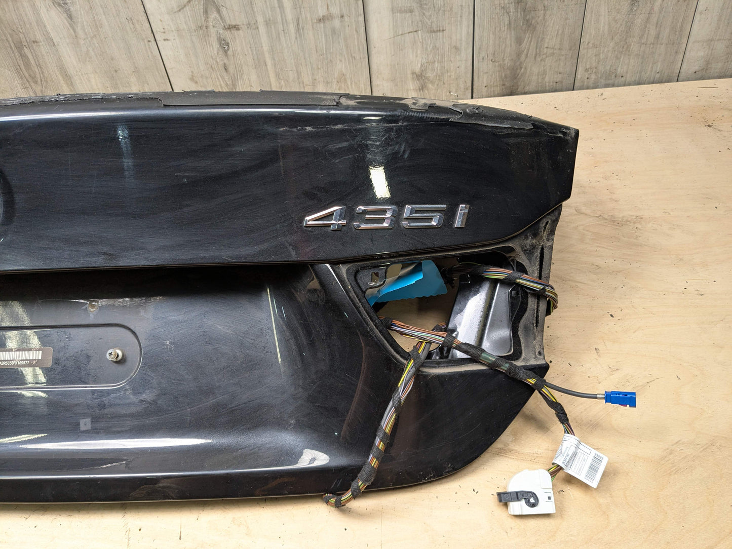 14-20 OEM BMW F32 428 430 435 440 Rear Trunk Lid Panel Deck Shell Black 475