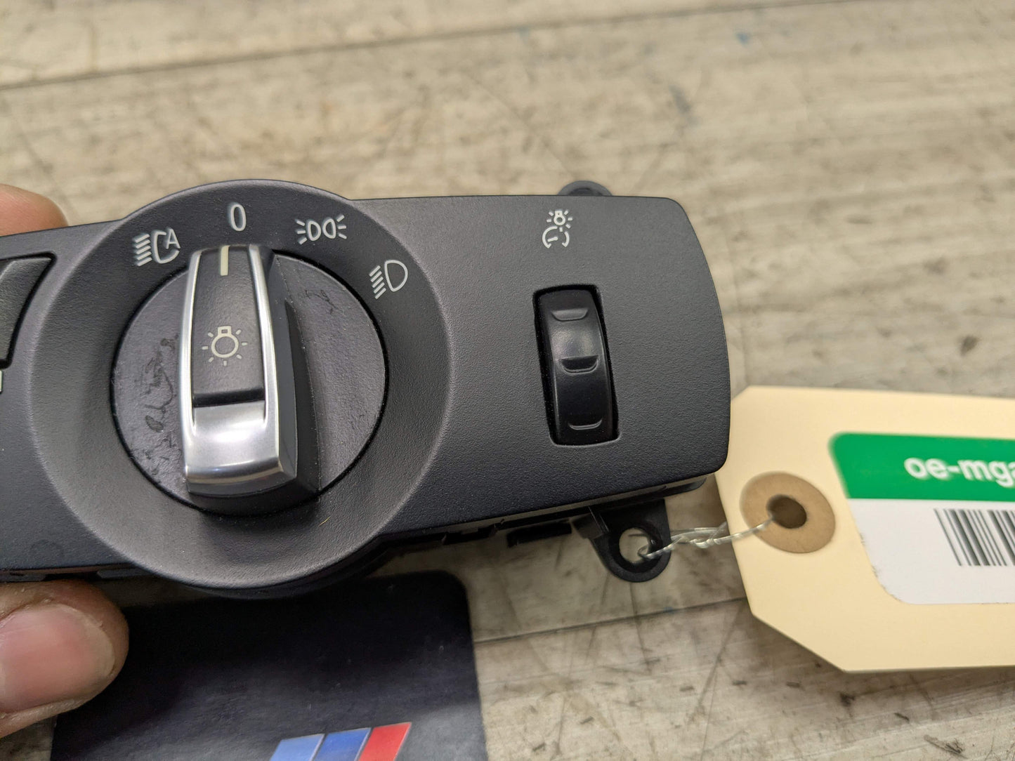 10-18 OEM BMW F13 F10 F06 F25 Headlight Switch Control Panel Light Module BLACK