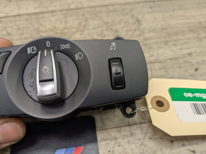 10-18 OEM BMW F13 F10 F06 F25 Headlight Switch Control Panel Light Module BLACK