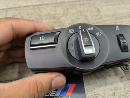 10-18 OEM BMW F13 F10 F06 F25 Headlight Switch Control Panel Light Module BLACK