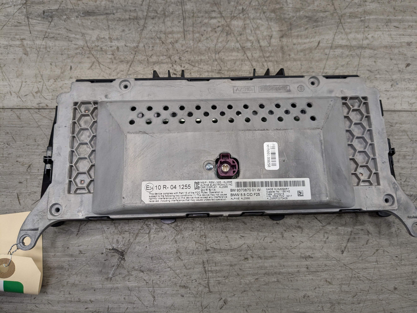 11-18 OEM BMW F25 F26 X3 X4 Central Information Display Screen Monitor 8.8"