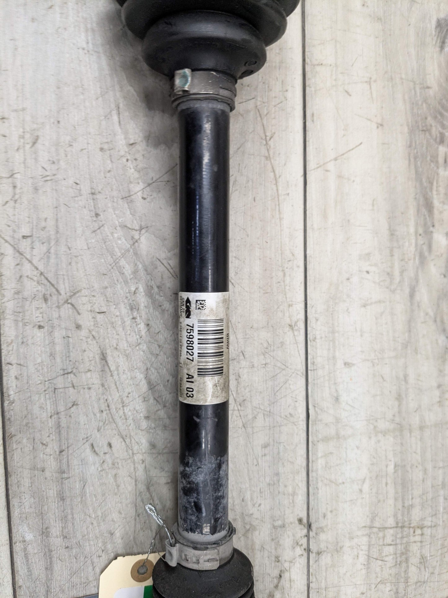11-17 OEM BMW F25 X3 28iX AWD Front Left Driver Output Shaft CV Axle